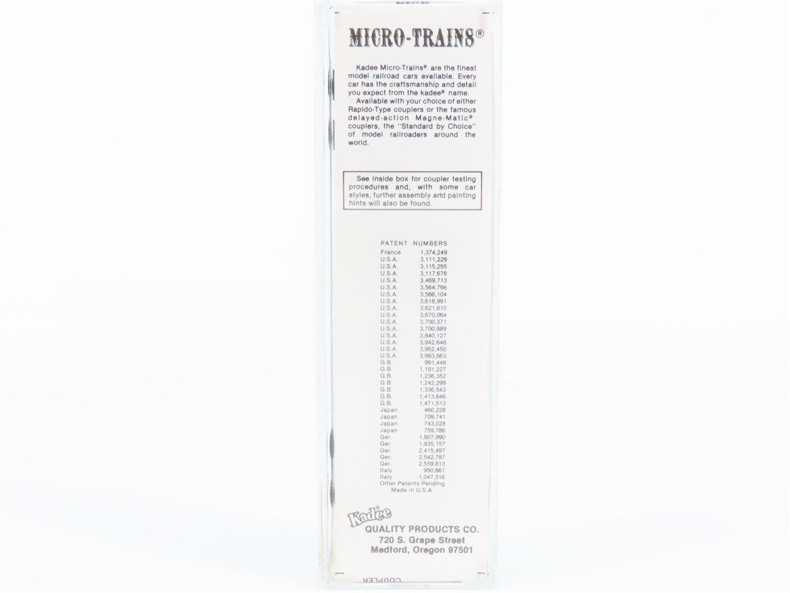 N Scale Micro-Trains 25350 GMRC Green Mountain 50' Box Car 0700 RTR