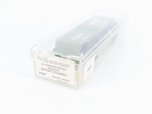 N Scale Micro-Trains 20580 BCOL British Columbia Railway 40' Box Car 4238 RTR