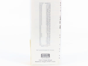 N Scale Micro-Trains 49320 Green Bay Route 40' Double-Sheathed Wood Reefer RTR