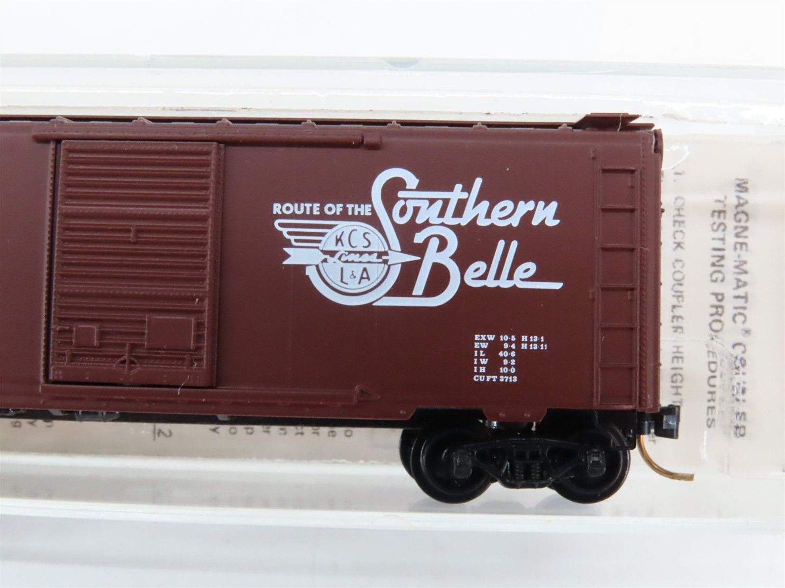 N Scale Micro-Trains 20540 L&A Louisiana & Arkansas 40' Box Car 15008 RTR
