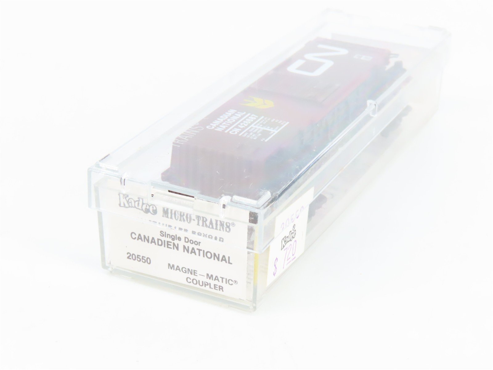 N Scale Micro-Trains 20550 CN Canadian National 40' Box Car 428687 RTR