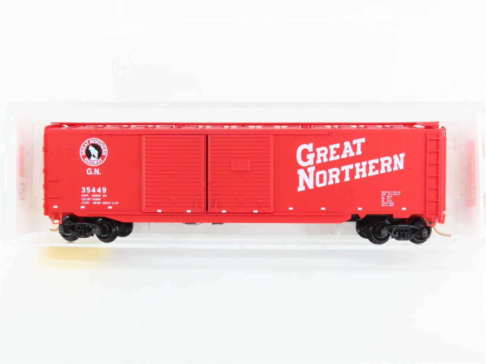 N Scale Micro-Trains 78020 GN Great Northern 50' Box Car 35449 RTR