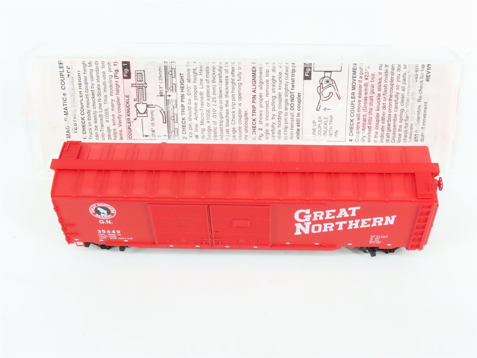 N Scale Micro-Trains 78020 GN Great Northern 50' Box Car 35449 RTR