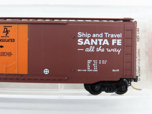 N Scale Micro-Trains 32050/2 SFRB Santa Fe 50' Plug Door Box Car 6160 RTR