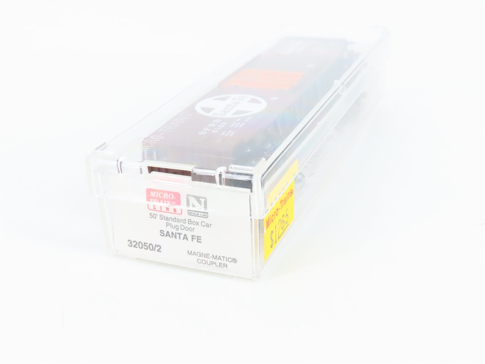 N Scale Micro-Trains 32050/2 SFRB Santa Fe 50' Plug Door Box Car 6160 RTR