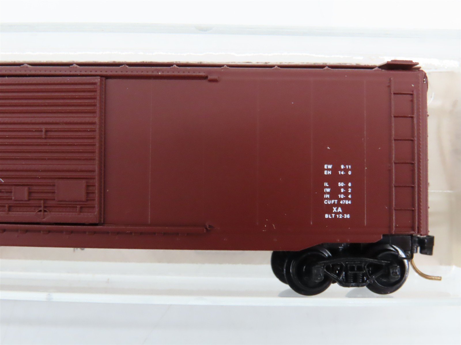 N Scale Micro-Trains 34140 MILW Milwaukee Road 50' Box Car 13252 RTR