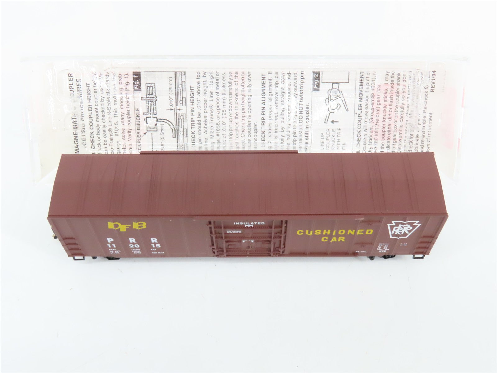 N Scale Micro-Trains 27170 PRR Pennsylvania 50' Rib Side Box Car 112015 RTR