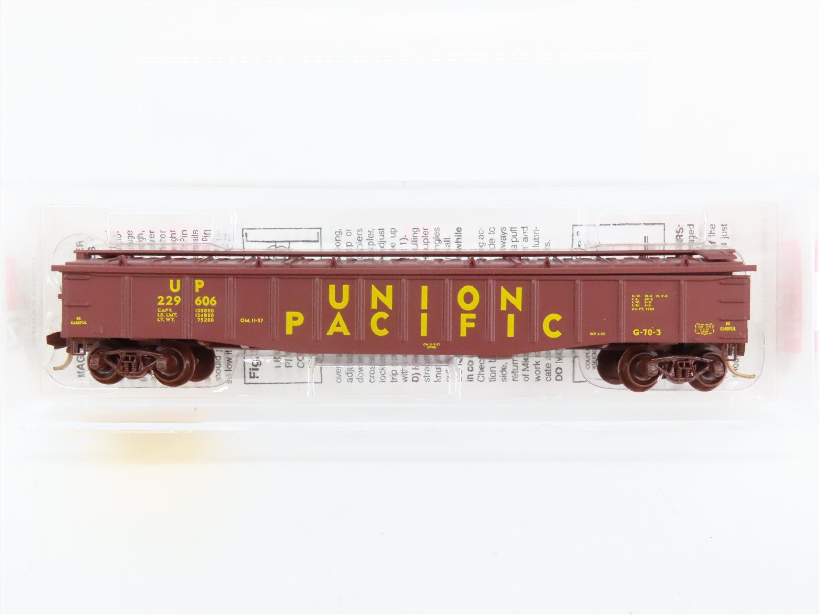 N Scale Micro-Trains 106020 UP Union Pacific 50' Gondola 229606 RTR