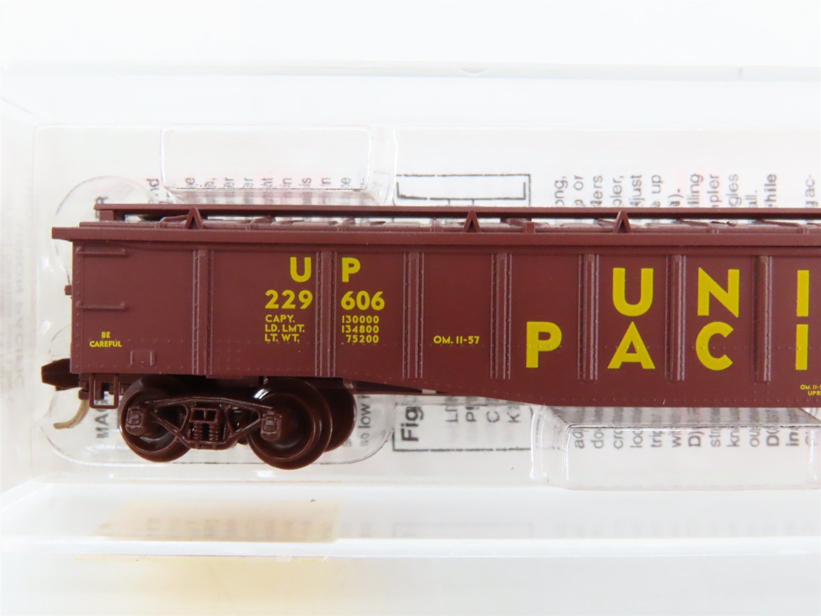 N Scale Micro-Trains 106020 UP Union Pacific 50' Gondola 229606 RTR