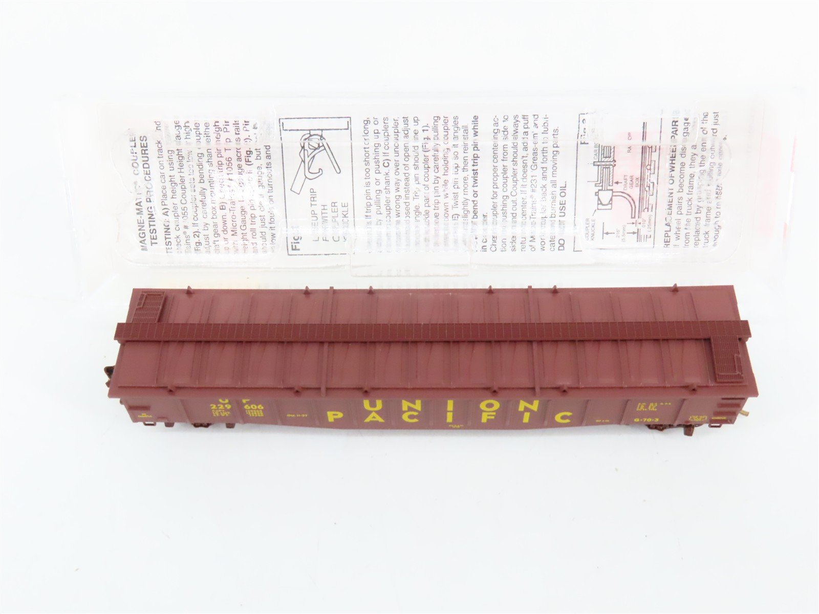 N Scale Micro-Trains 106020 UP Union Pacific 50' Gondola 229606 RTR