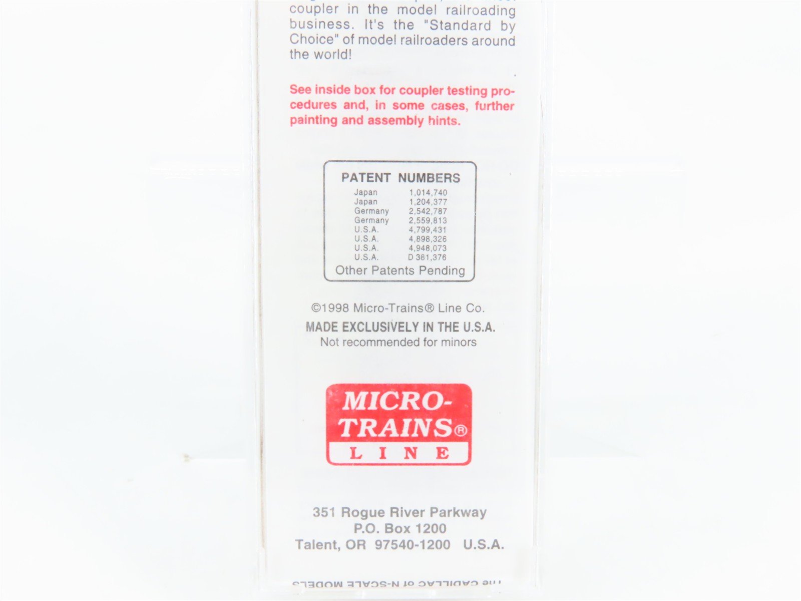 N Scale Micro-Trains 106020 UP Union Pacific 50' Gondola 229606 RTR
