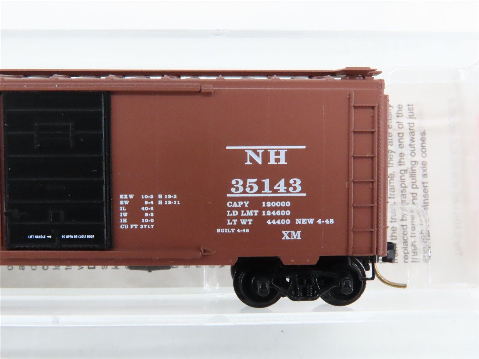 N Scale Micro-Trains 20029 NH New York, New Haven & Hartford 40' Box Car RTR