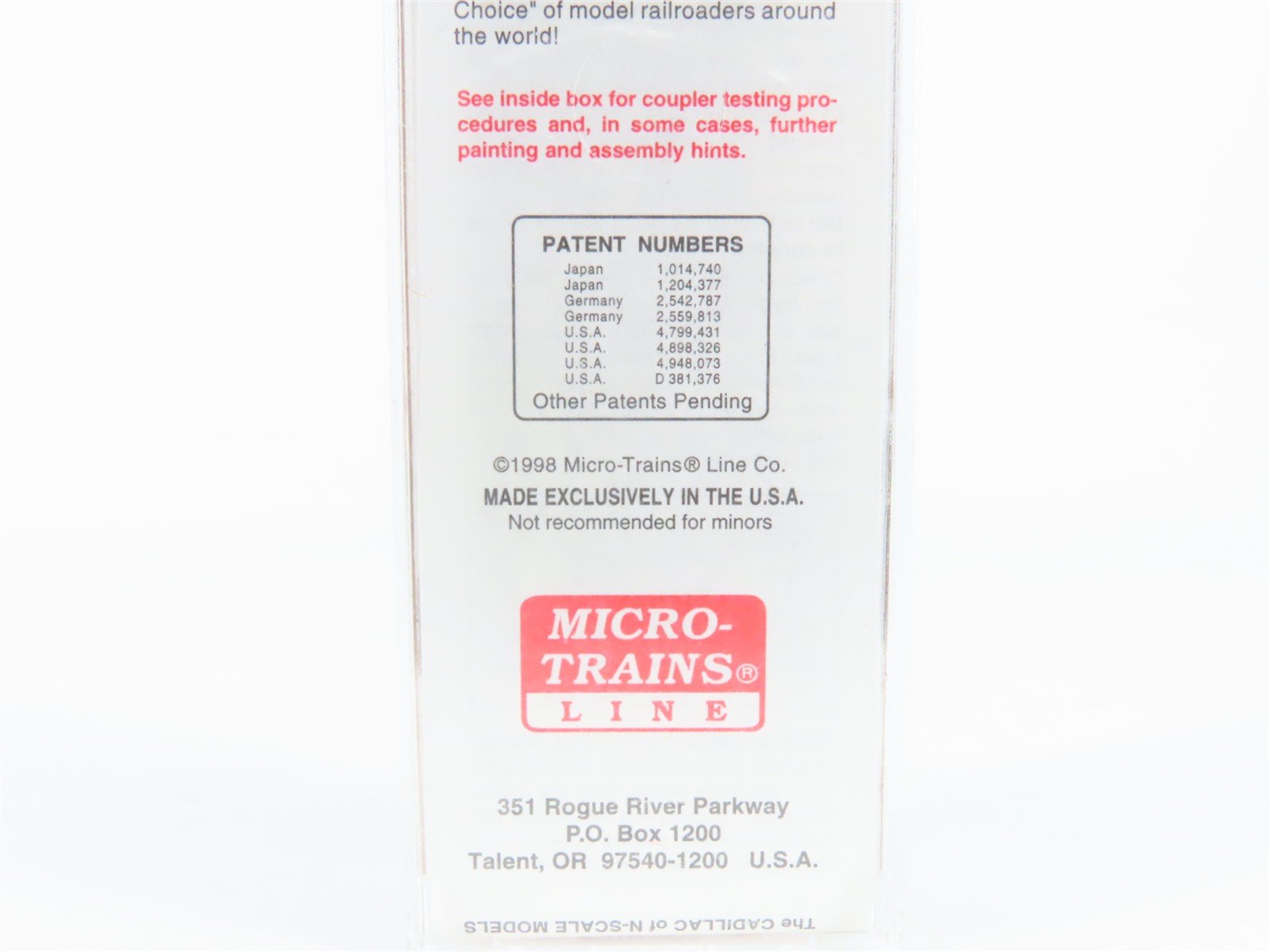 N Scale Micro-Trains 20029 NH New York, New Haven & Hartford 40' Box Car RTR