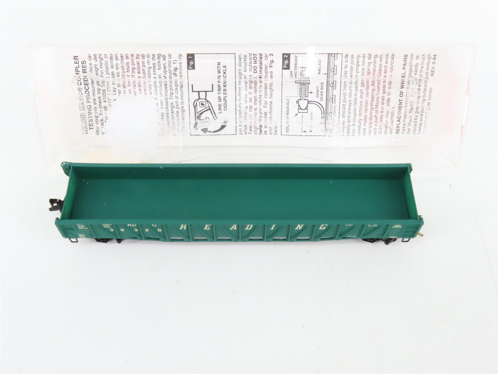 N Scale Micro-Trains 62060 RDG Reading 50' Composite Gondola 36328 RTR