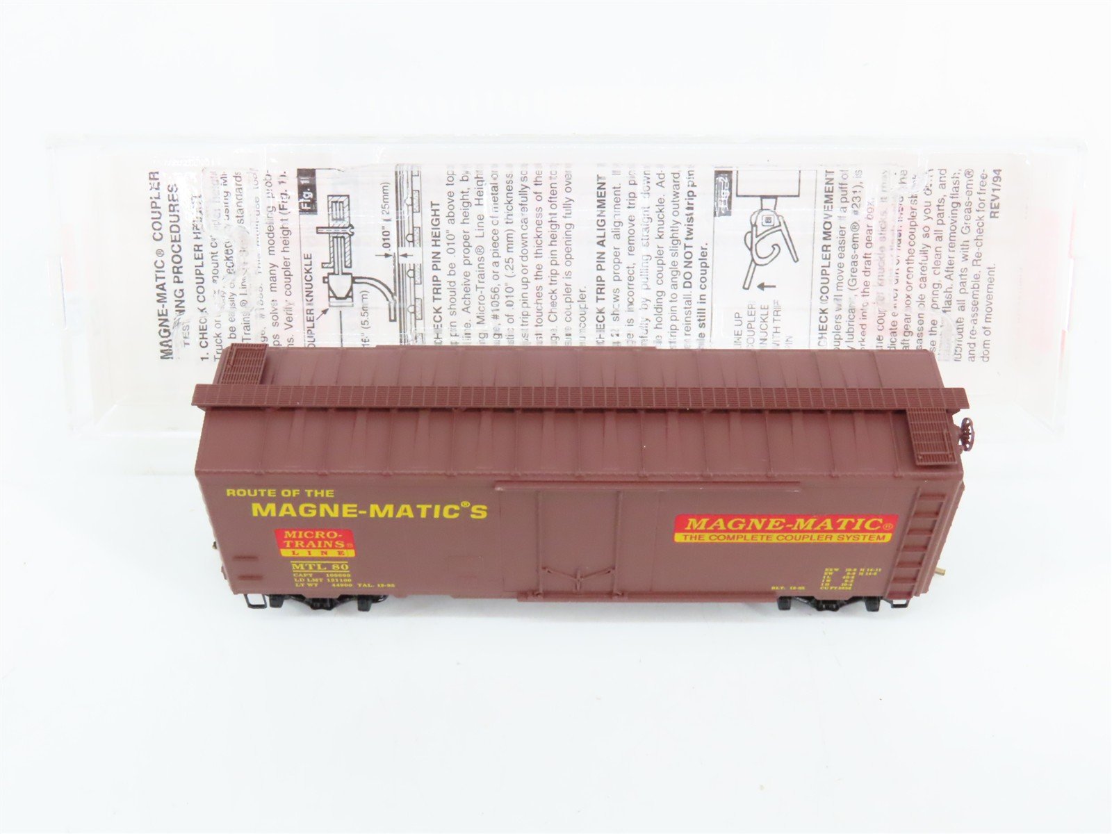N Scale Micro-Trains 21200 MTL Micro-Trains Line 40' Plug Door Box Car 80 RTR