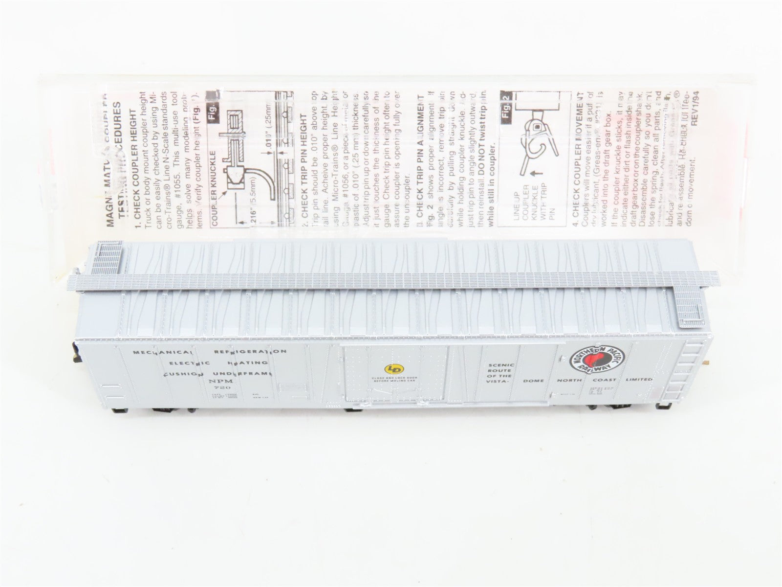 N Scale Micro-Trains 70050 NP Northern Pacific 51' Reefer 720 RTR