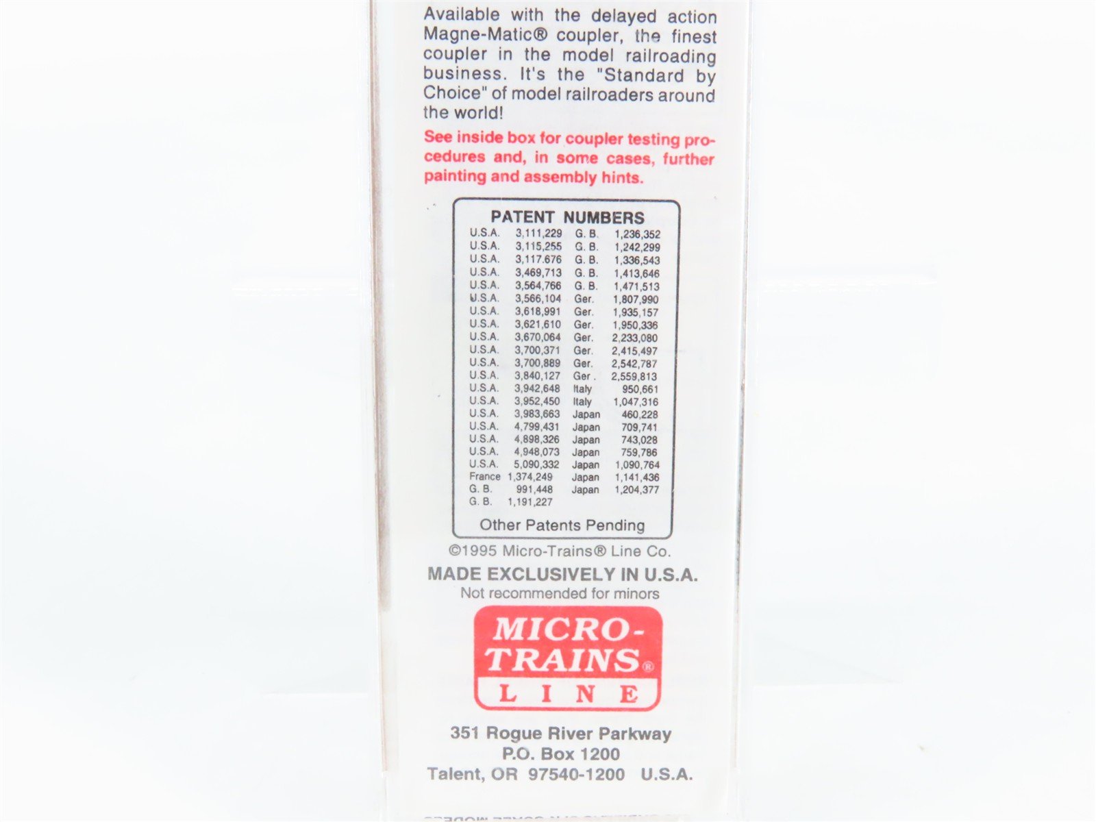 N Scale Micro-Trains 20650 SAL Seaboard Air Line 40' Box Car 25439 RTR