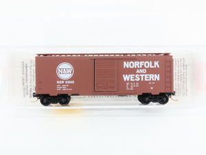 N Scale Micro-Trains 20039 N&W Norfolk & Western 40' Box Car 53045 RTR