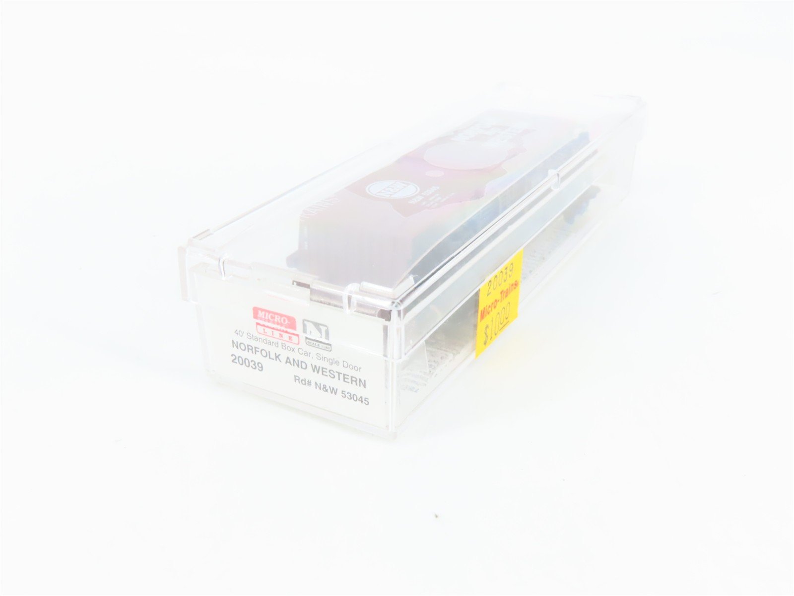 N Scale Micro-Trains 20039 N&W Norfolk & Western 40' Box Car 53045 RTR
