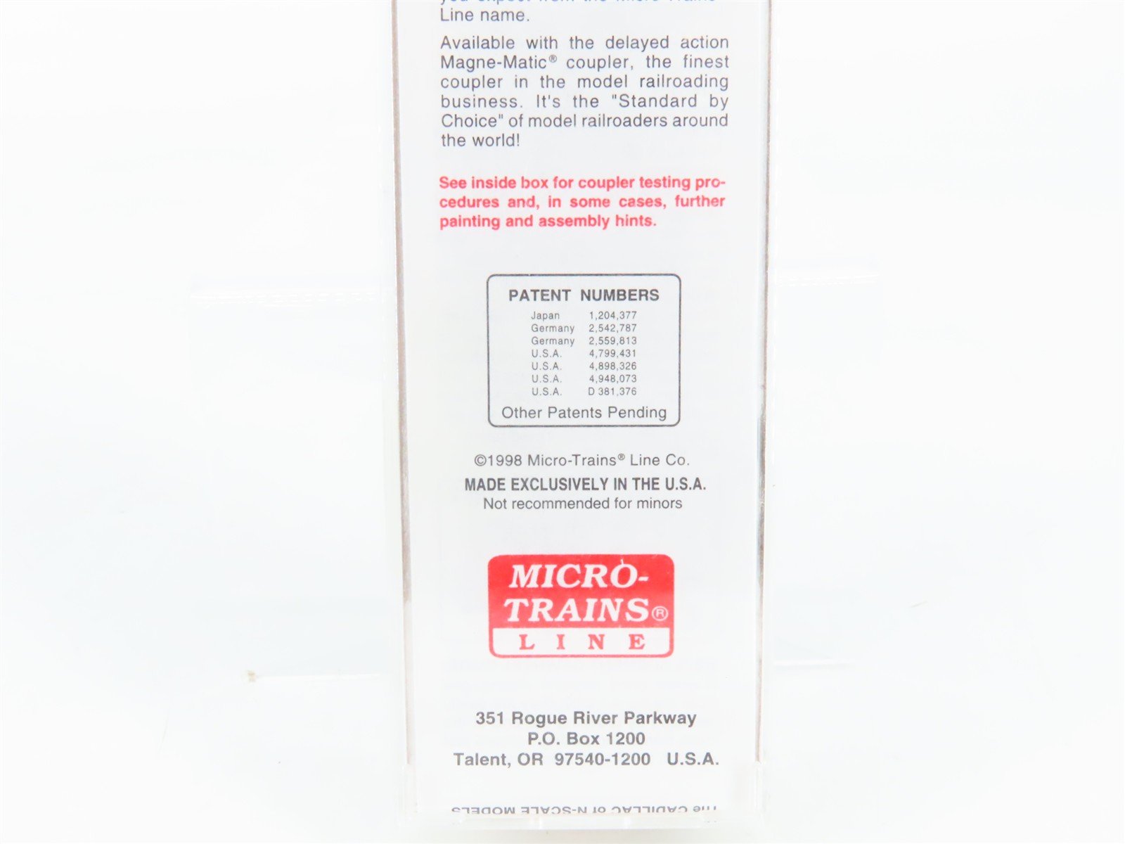 N Scale Micro-Trains 20047 NYC New York Central 40' Box Car 159000 RTR
