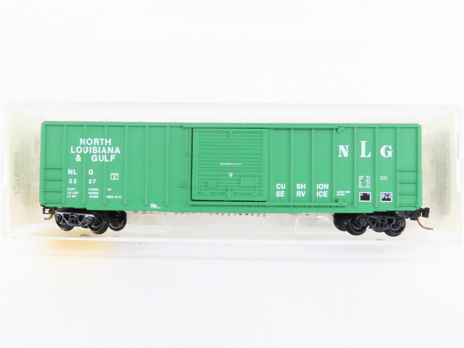 N Scale Micro-Trains 25530 NLG North Louisiana & Gulf 50' Box Car 5227 RTR
