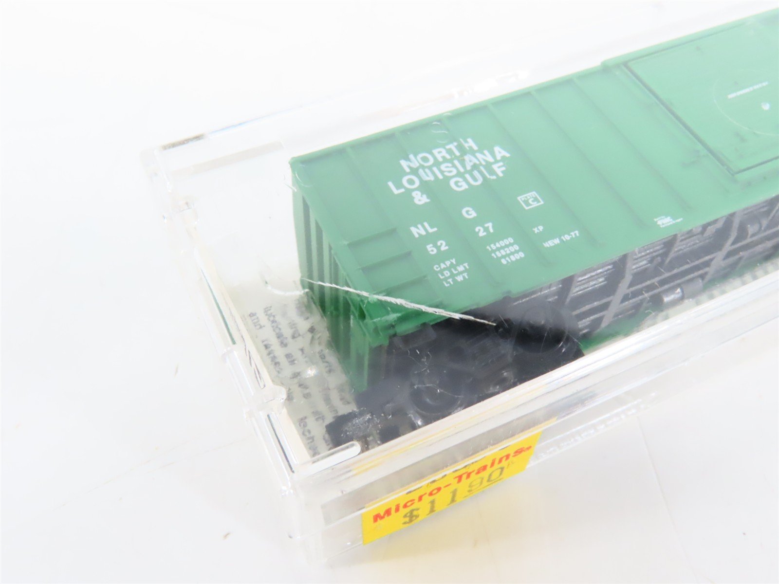 N Scale Micro-Trains 25530 NLG North Louisiana & Gulf 50' Box Car 5227 RTR