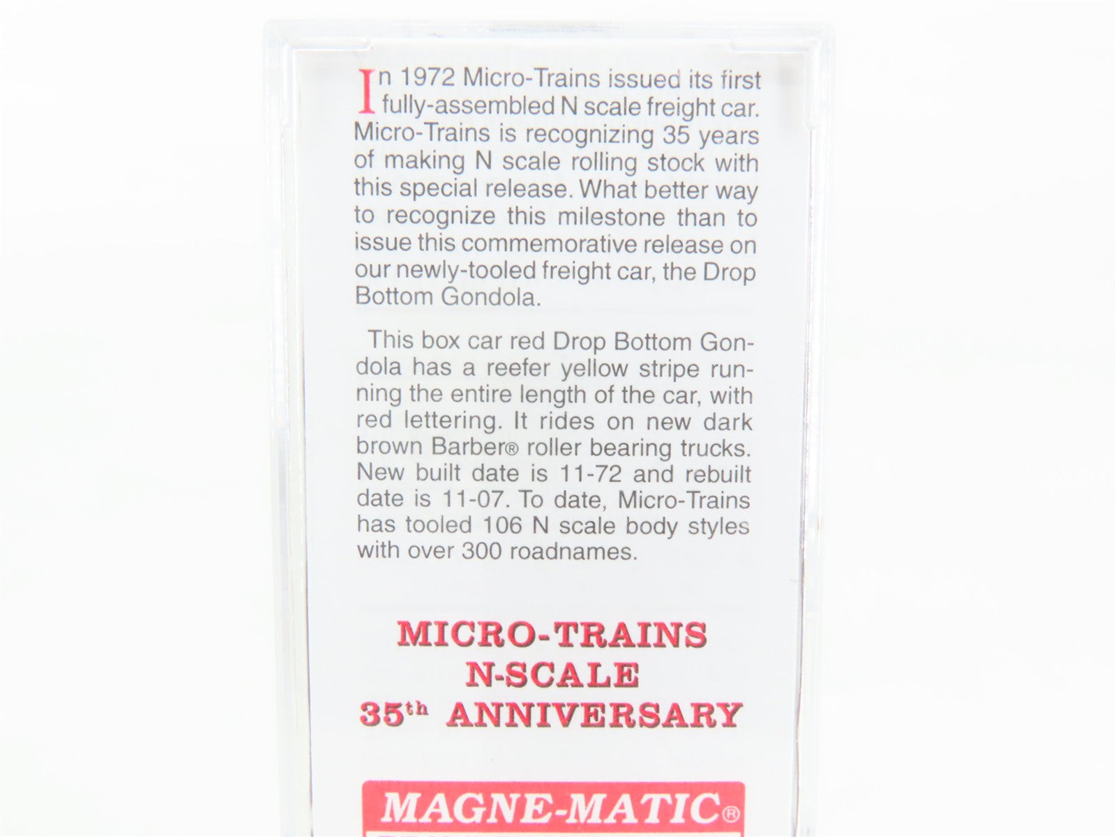 N Scale Micro-Trains 08300035 MTL Micro-Trains 40' GS Drop Bottom Gondola RTR