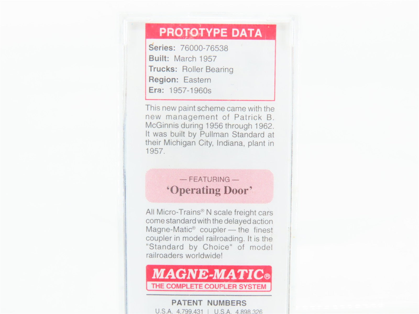N Scale Micro-Trains 02000696 BM Boston & Maine 40' Box Car 76032 RTR