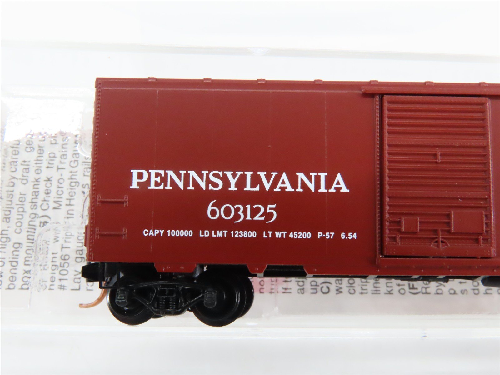 N Scale Micro-Trains 20780 PRR Pennsylvania 40' Box Car 603125 RTR