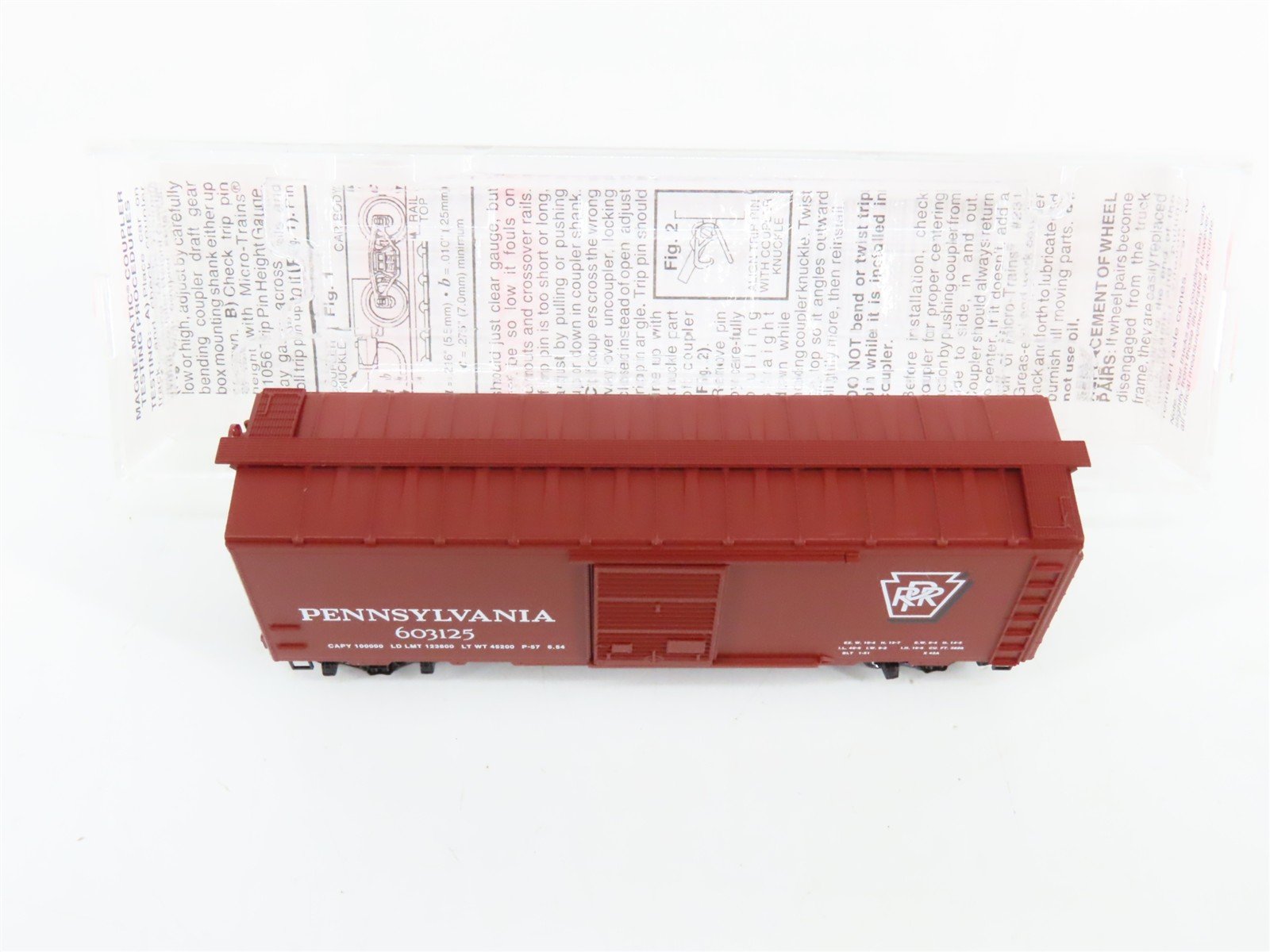 N Scale Micro-Trains 20780 PRR Pennsylvania 40' Box Car 603125 RTR