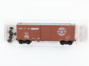 N Scale Micro-Trains 20700 RI Rock Island 40' Box Car 23220 RTR