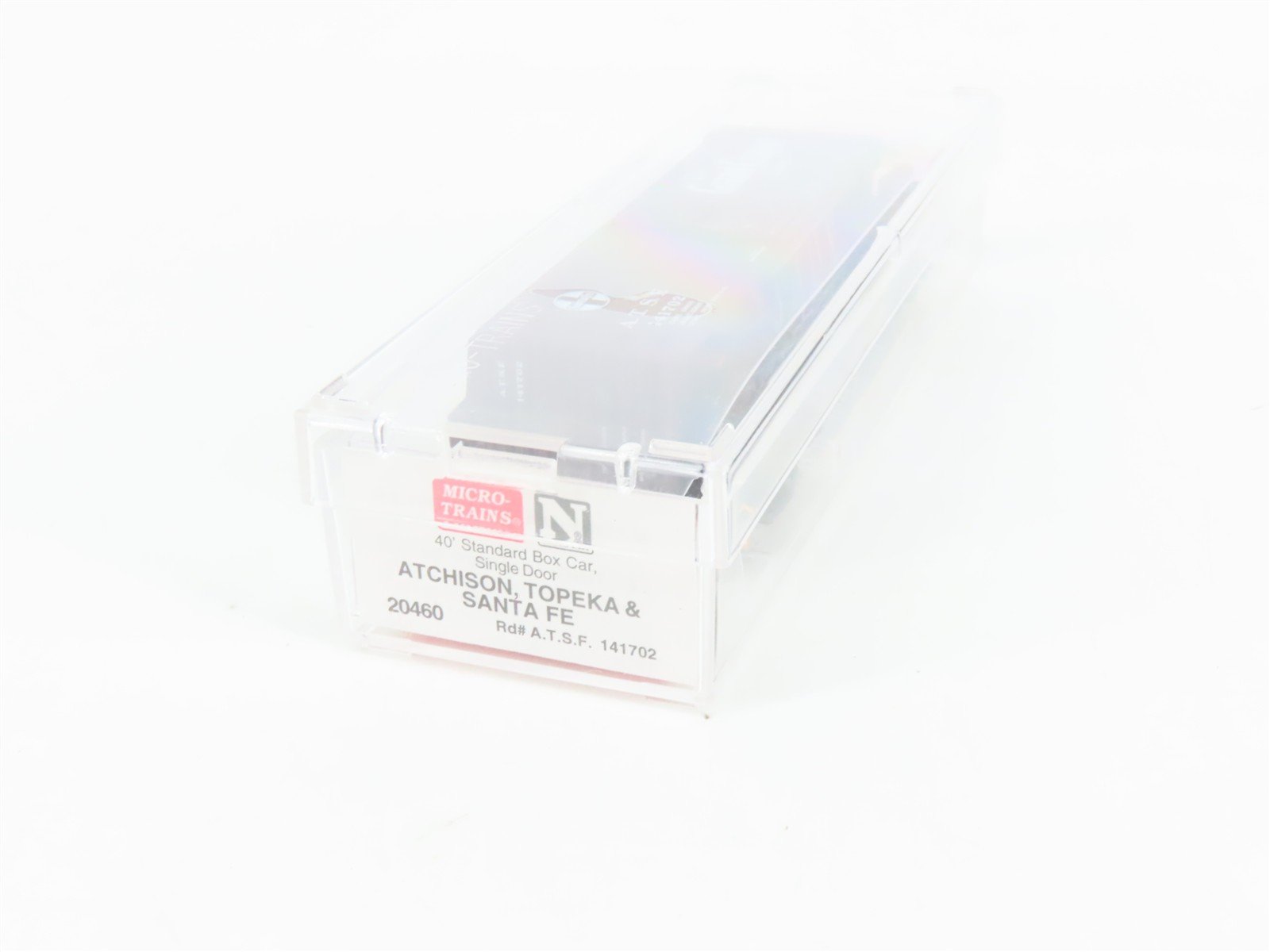 N Scale Micro-Trains 20460 ATSF Santa Fe 40' Box Car 141702 RTR