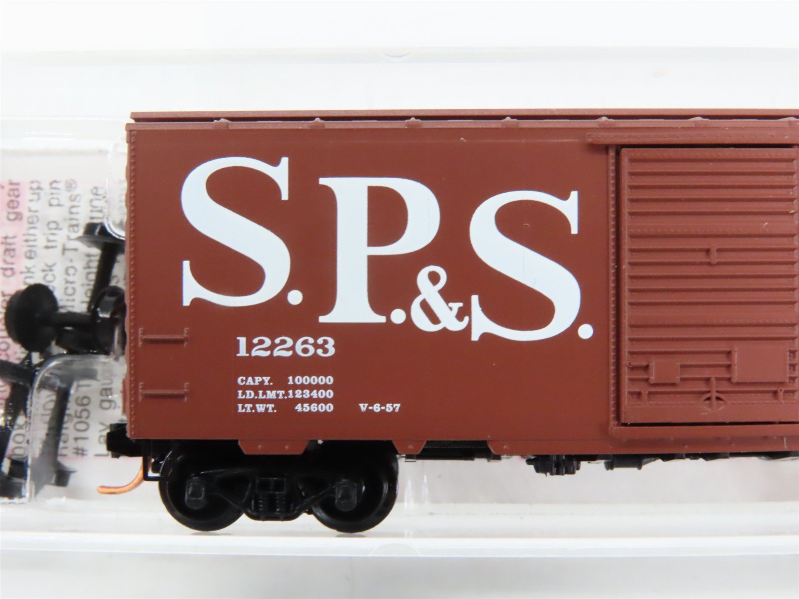 N Scale Micro-Trains 02000850 SP&S Spokane, Portland & Seattle 40' Box Car RTR