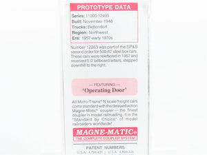 N Scale Micro-Trains 02000850 SP&S Spokane, Portland & Seattle 40' Box Car RTR