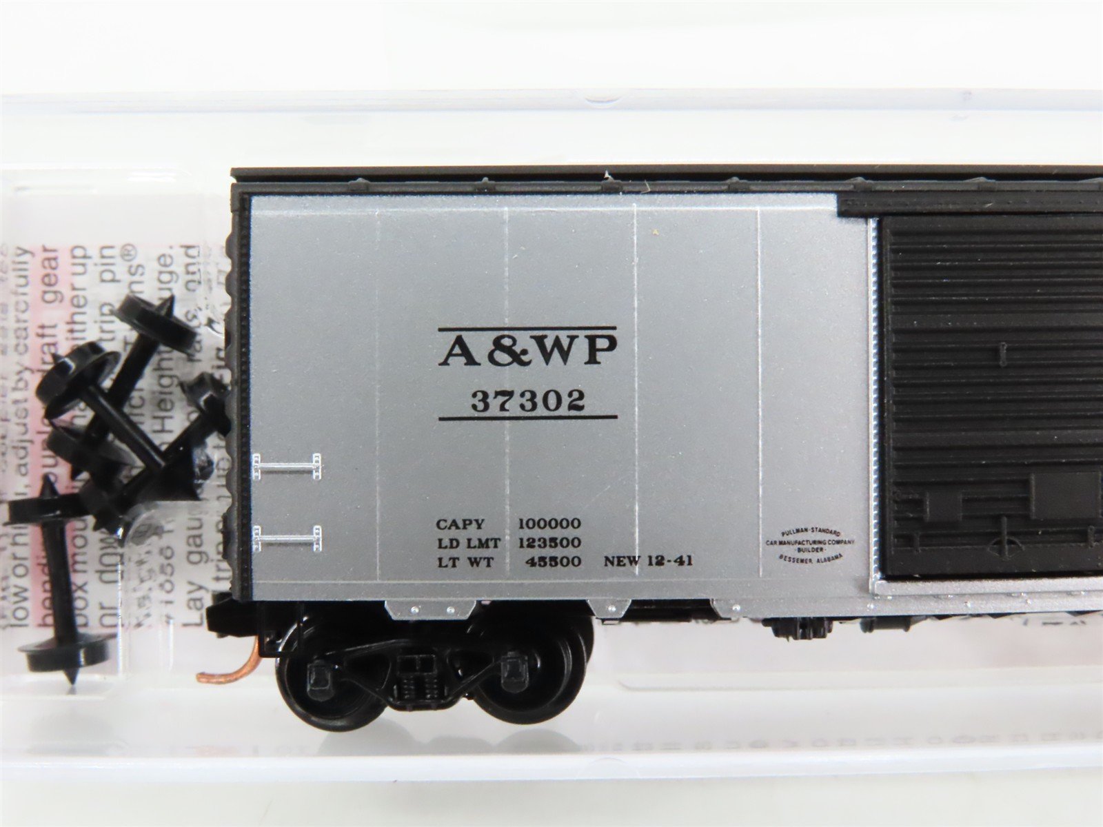 N Scale Micro-Trains 02000746 A&WP Atlanta & West Point 40' Box Car 37302 RTR