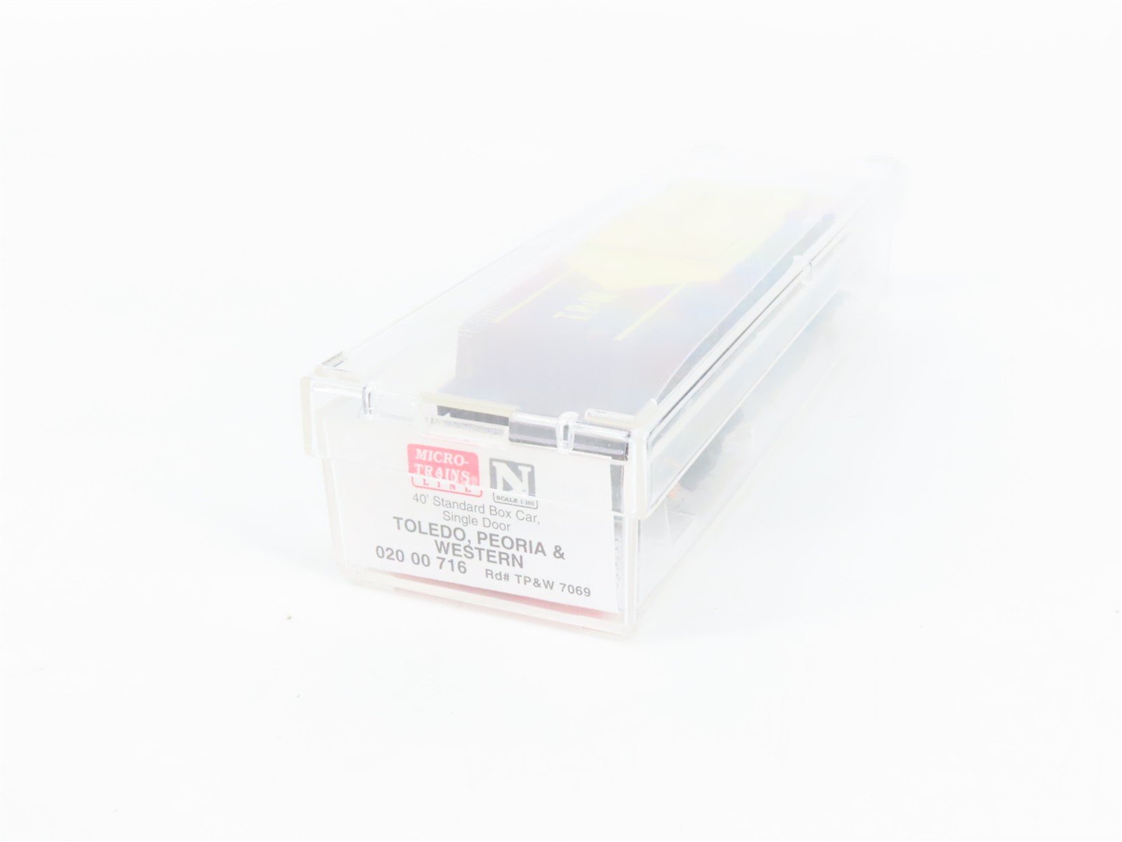 N Scale Micro-Trains 02000716 TP&W Toledo, Peoria & Western 40' Box Car 7069 RTR