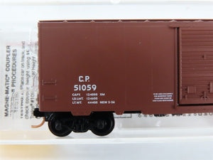 N Scale Micro-Trains 20436/2 CP Canadian Pacific 40' Box Car 51059 RTR