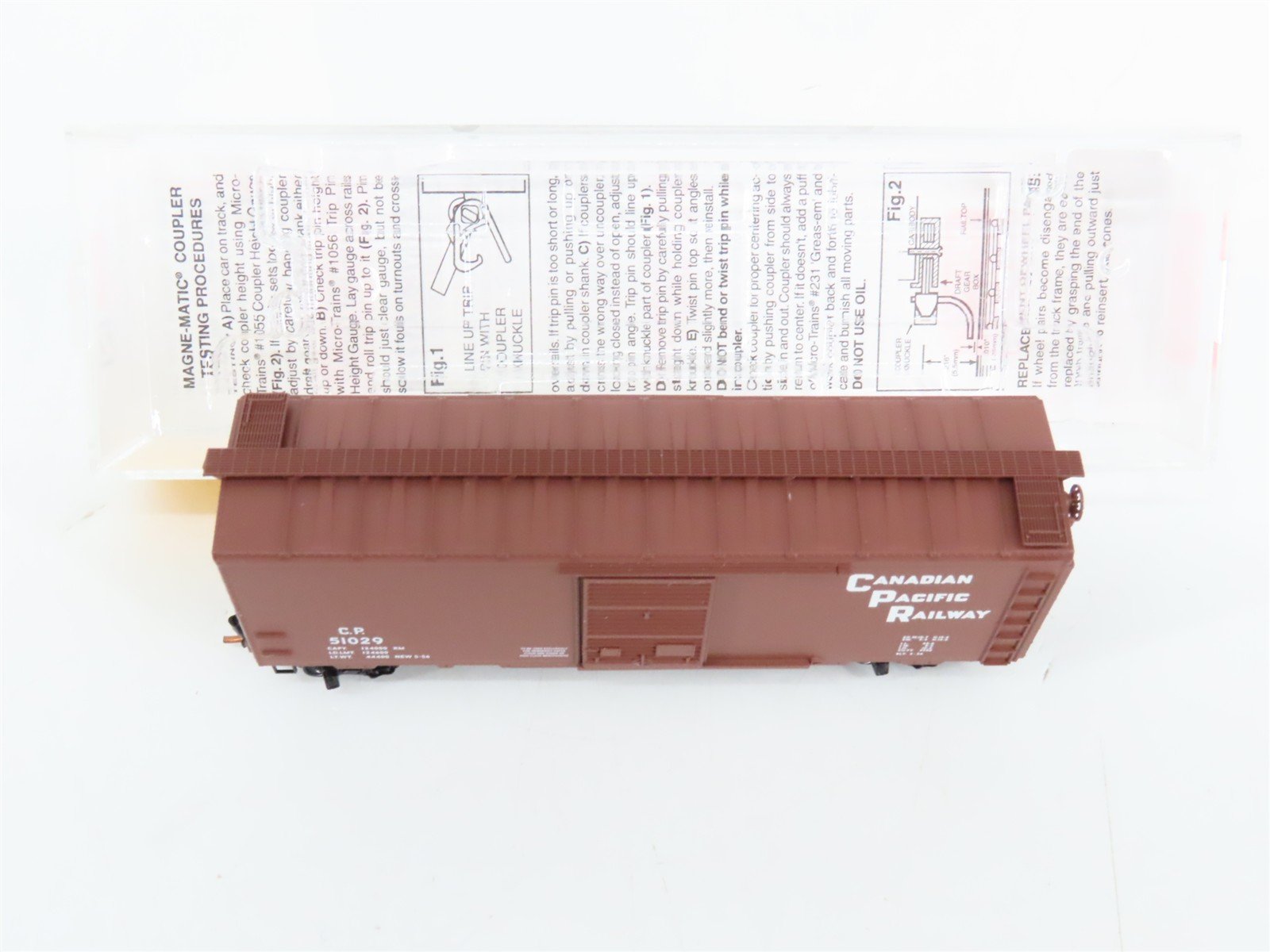 N Scale Micro-Trains 20436/1 CP Canadian Pacific 40' Box Car 51029 RTR