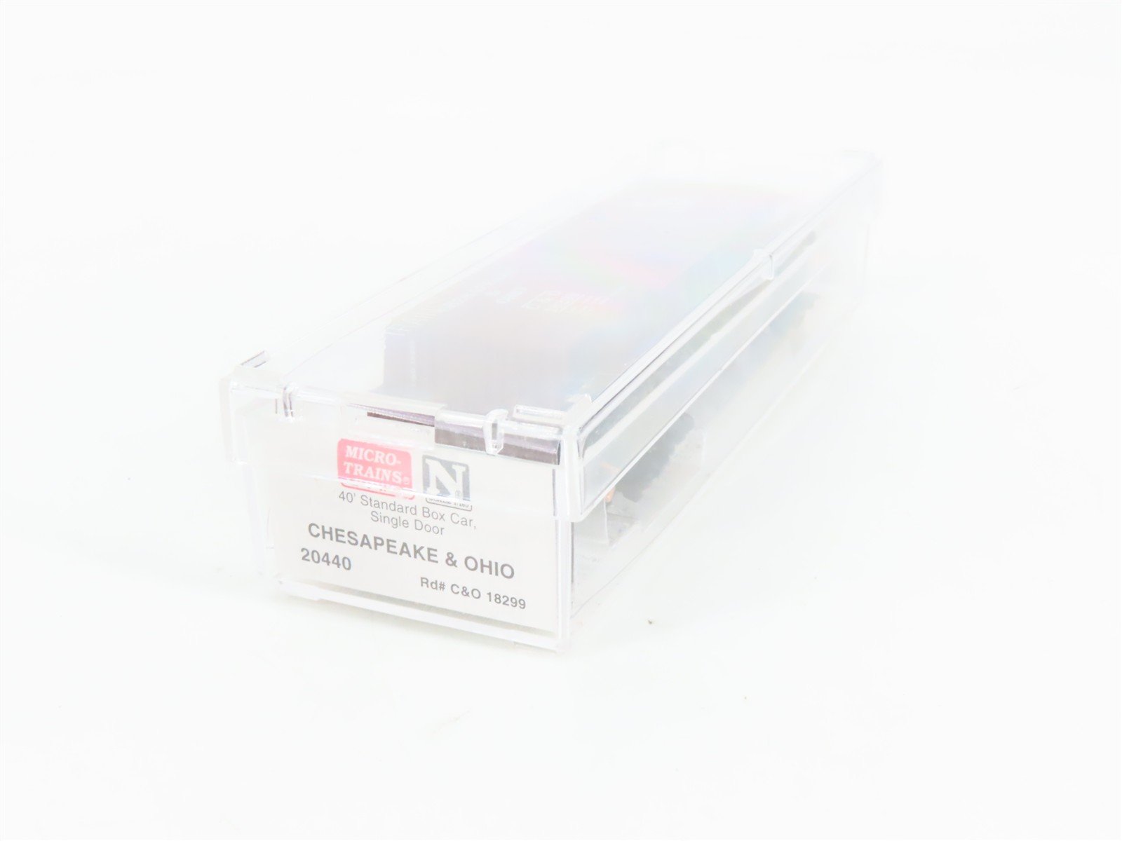 N Scale Micro-Trains 20440 C&O Chesapeake & Ohio 40' Box Car 18299 RTR