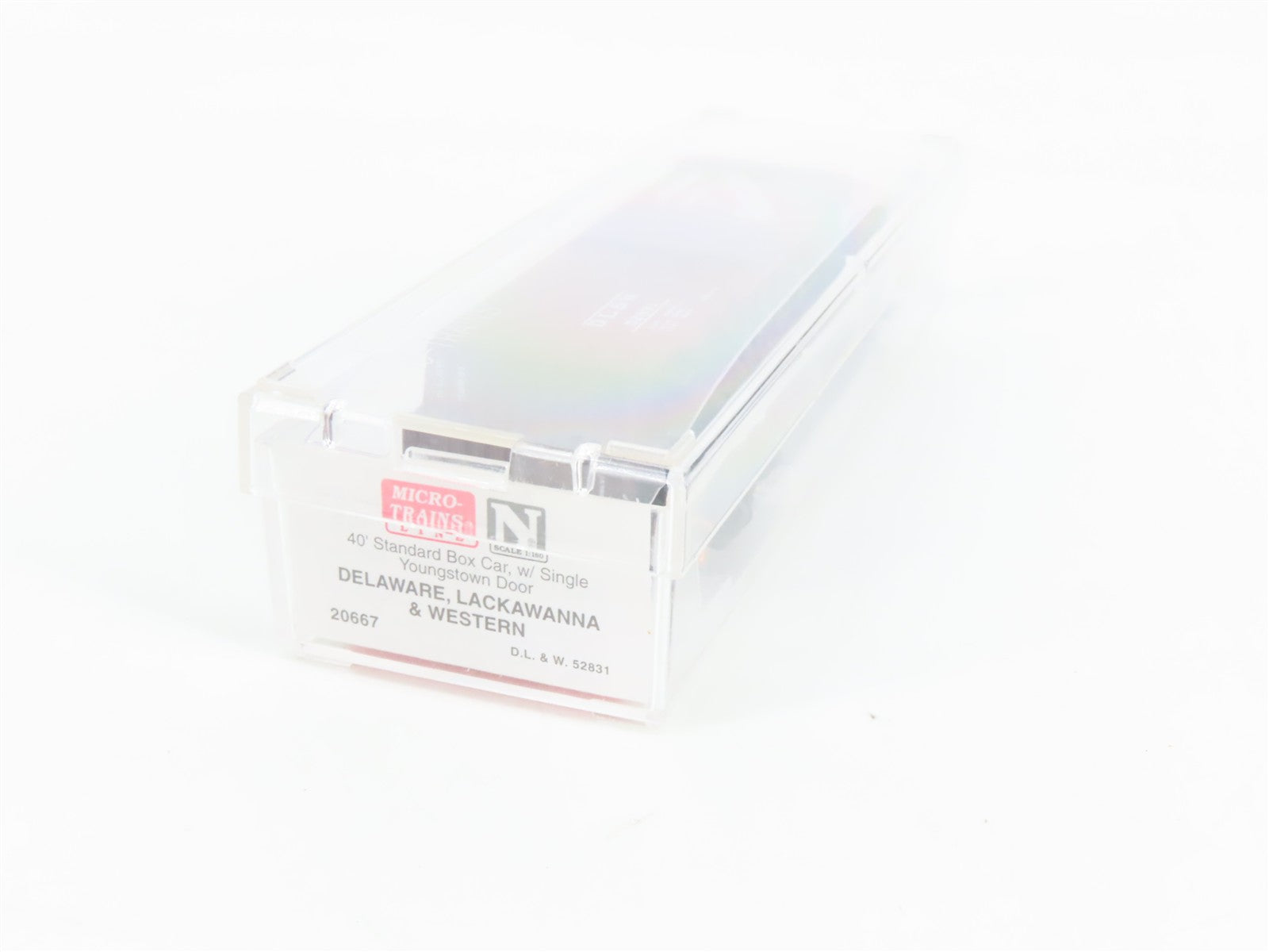 N Scale Micro-Trains 20667 DLW Delaware, Lackawanna & Western 40' Box Car RTR