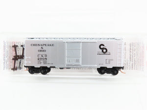 N Scale Micro-Trains 20820 C&O Chesapeake & Ohio 40' Box Car 2908 RTR