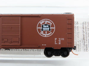 N Scale Micro-Trains 20700 RI Rock Island 40' Box Car 23220 RTR