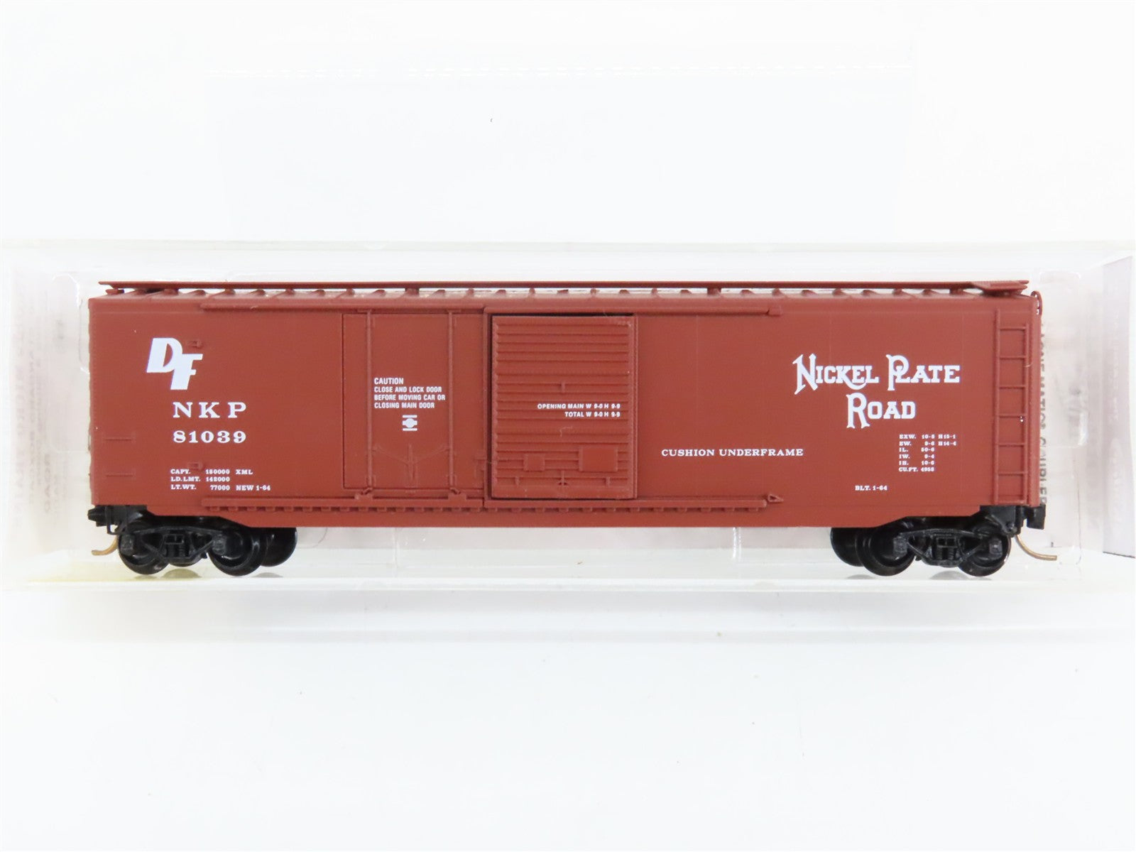 N Scale Micro-Trains 33110 NKP Nickel Plate Road 50' Box Car 81039 RTR