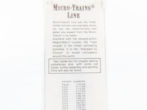 N Scale Micro-Trains 29030 NP Northern Pacific 40' Box Car 8002 RTR