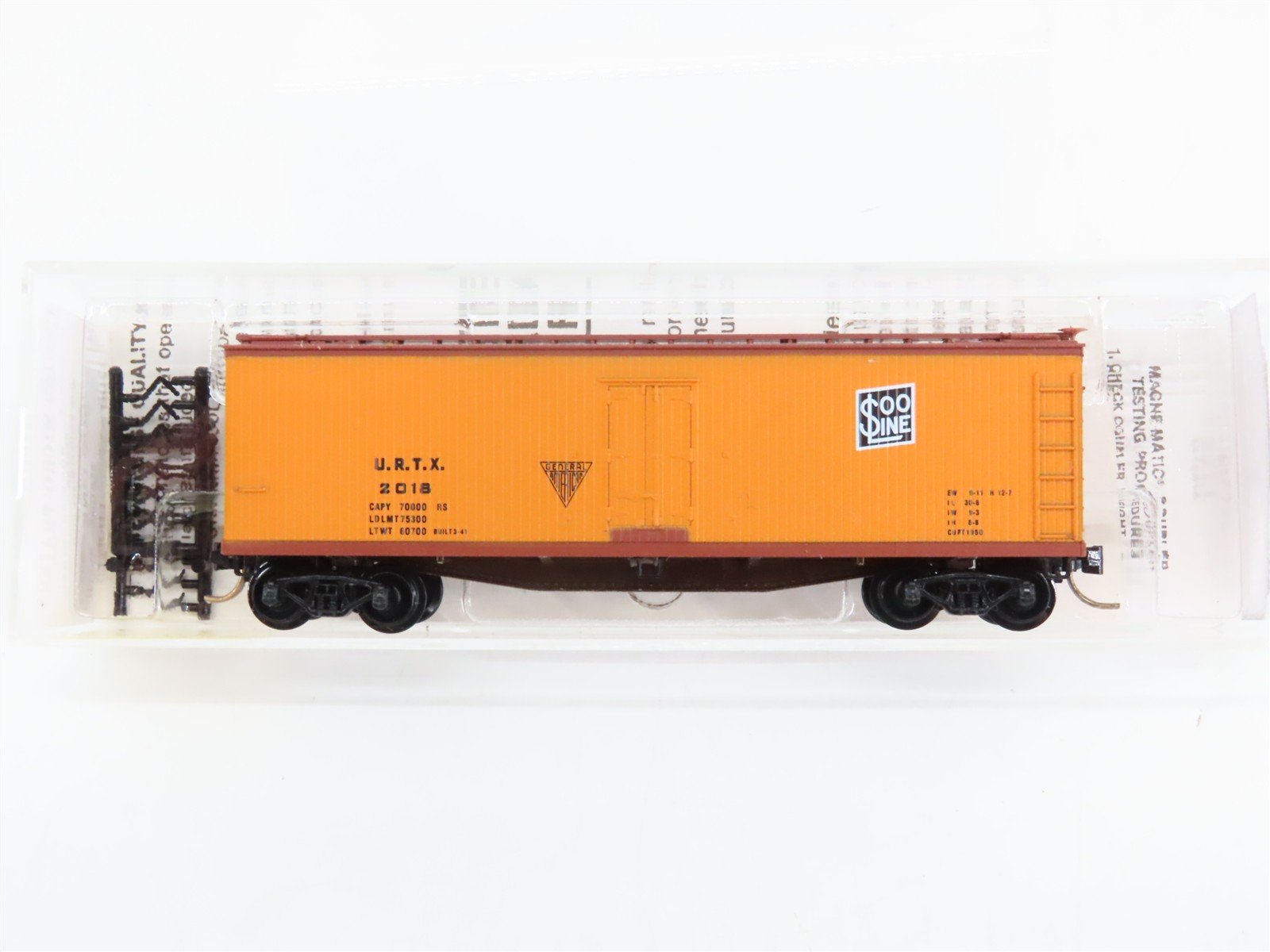 N Scale Micro-Trains 49300 URTX Soo Line 40' Wood-Sheathed Reefer 2018 RTR