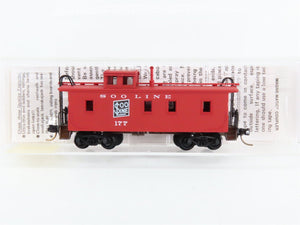 N Scale Micro-Trains 51070 Soo Line 34' Wood-Sheathed Caboose 177 RTR