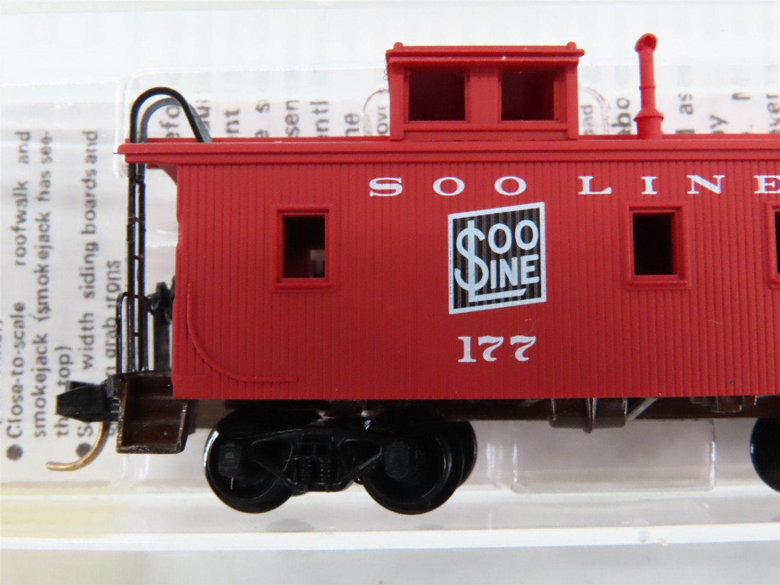 N Scale Micro-Trains 51070 Soo Line 34' Wood-Sheathed Caboose 177 RTR