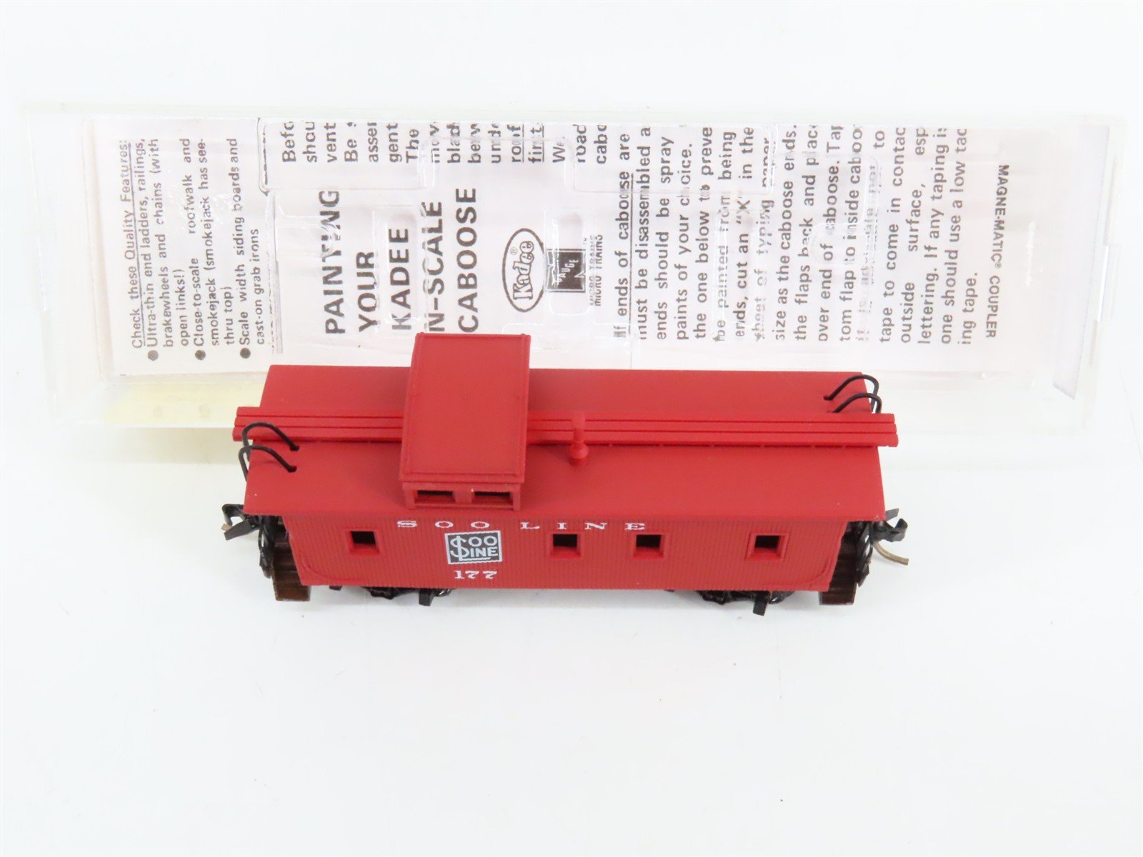 N Scale Micro-Trains 51070 Soo Line 34' Wood-Sheathed Caboose 177 RTR