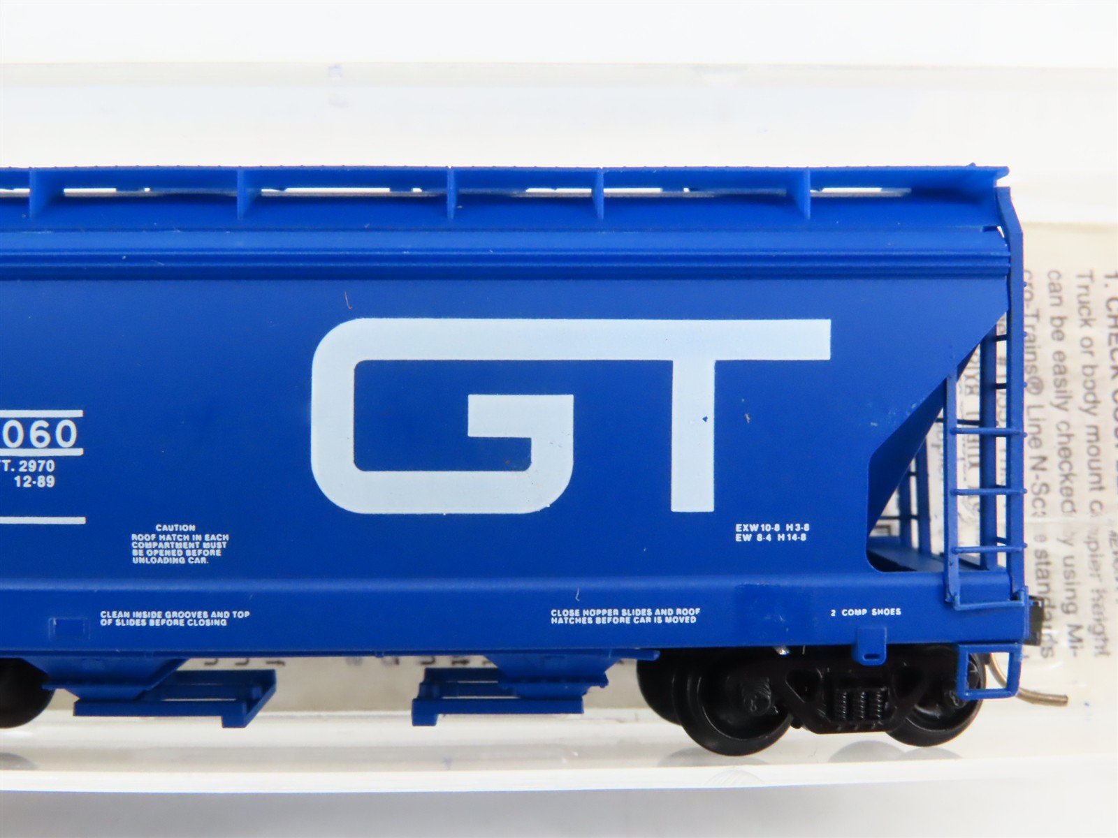 N Scale Micro-Trains 92010 GTW Grand Trunk Western Hopper 315060 RTR
