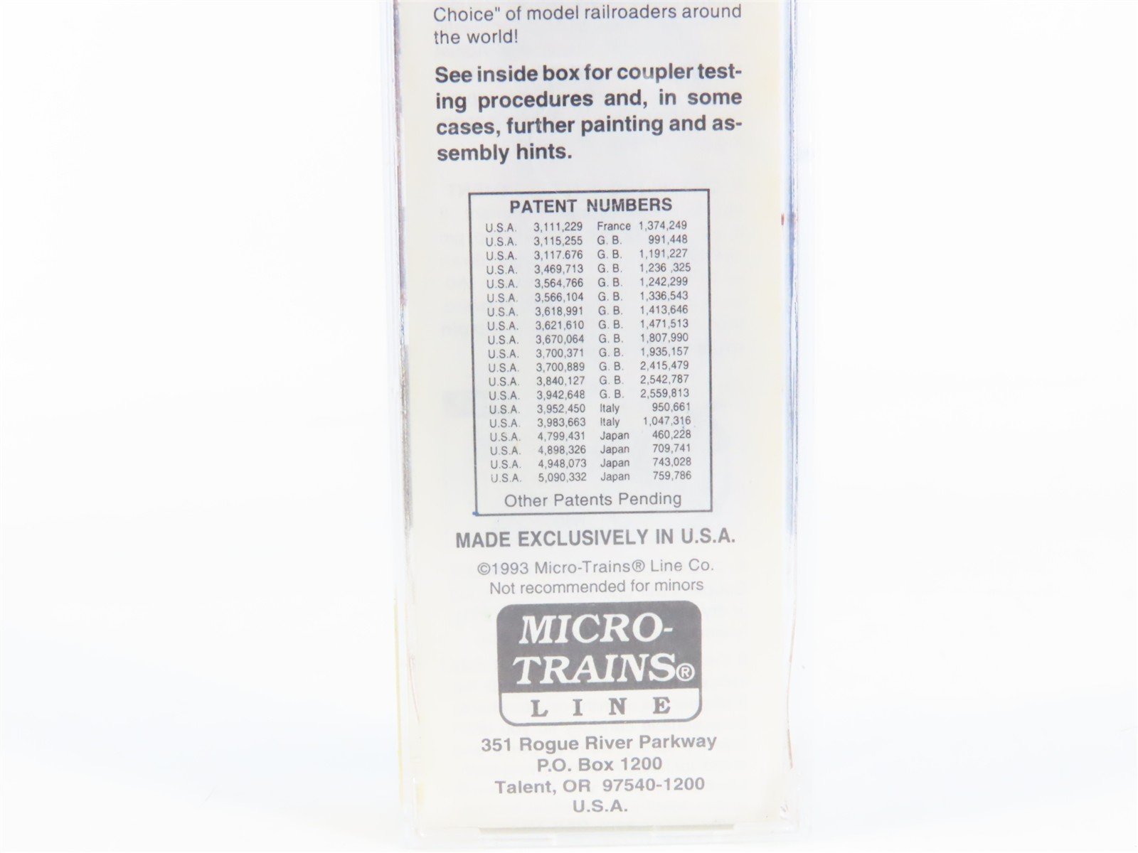 N Scale Micro-Trains 92010 GTW Grand Trunk Western Hopper 315060 RTR